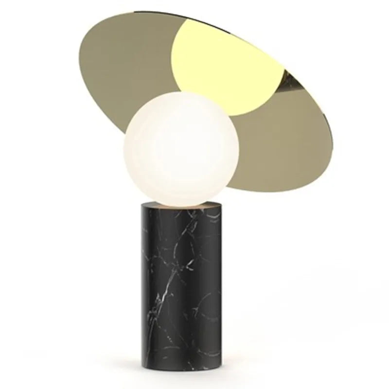 Afralia™ Nordic Marble Living Room Lamp - Modern Designer Bedroom Desk Light