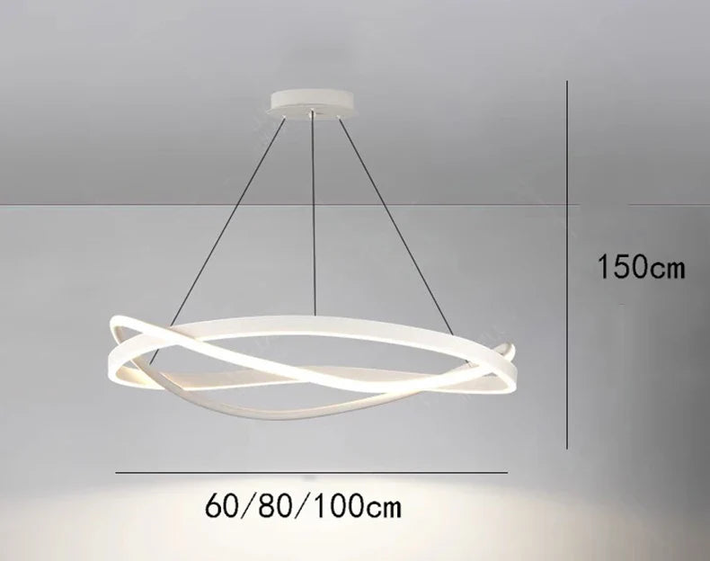 Nordic Crystal LED Pendant Lamp for Kitchen Island by Afralia™