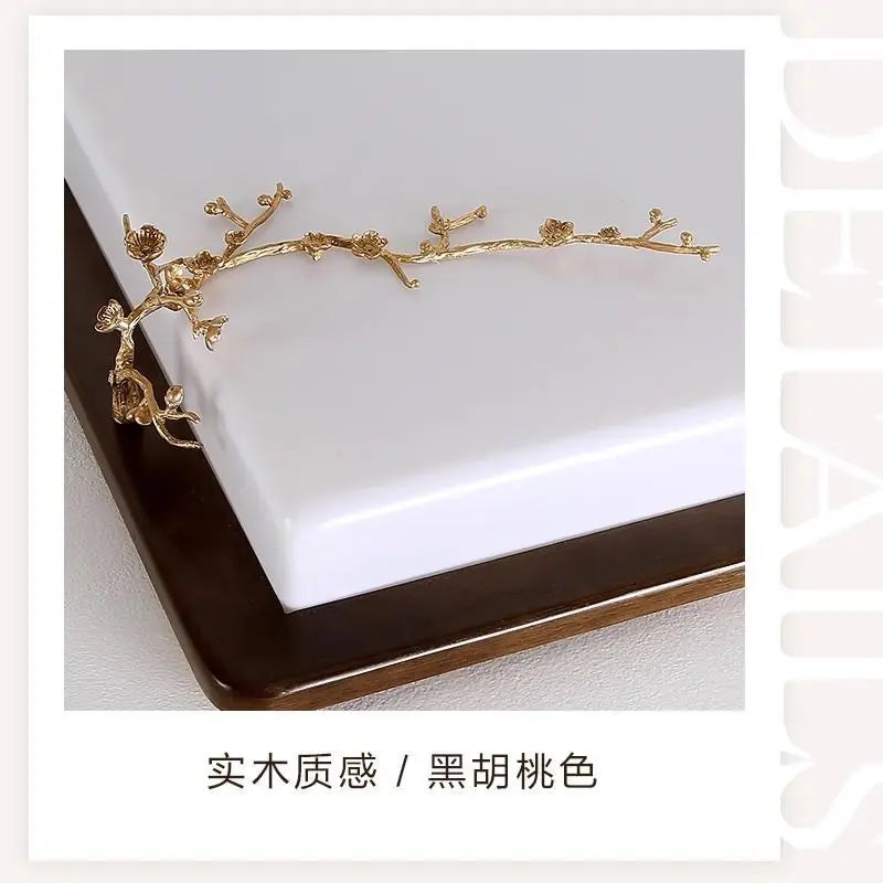 Afralia™ Antique Copper LED Ceiling Light - Traditional Chinese Art Painting Surface Lamp