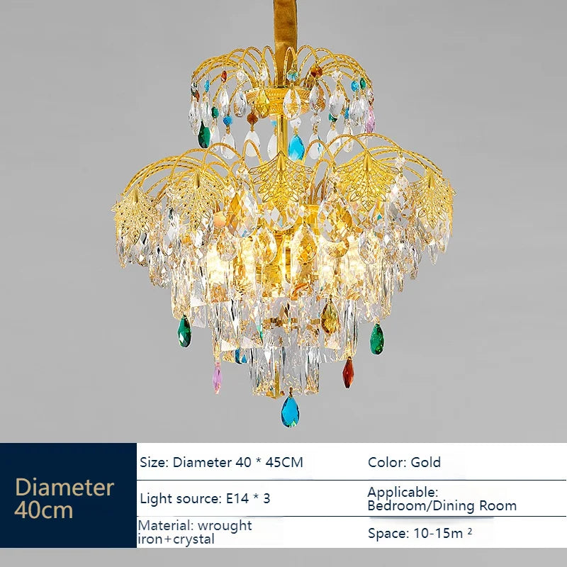 Afralia™ Luxury Crystal Chandelier for Dining Room, Study, and Bedroom