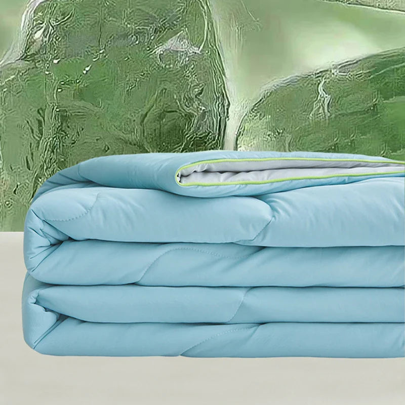 Afralia™ Silky Soft Air Condition Quilted Comforter | Cooling Blanket for Bed | Queen King