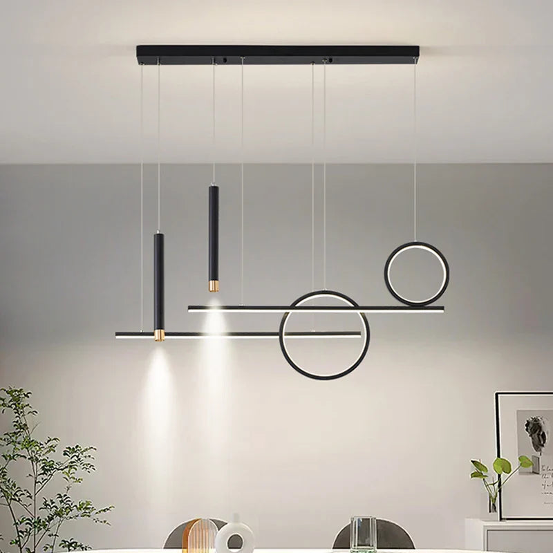 Afralia™ Minimalist LED Pendant Lights for Home Decor Indoor Lighting