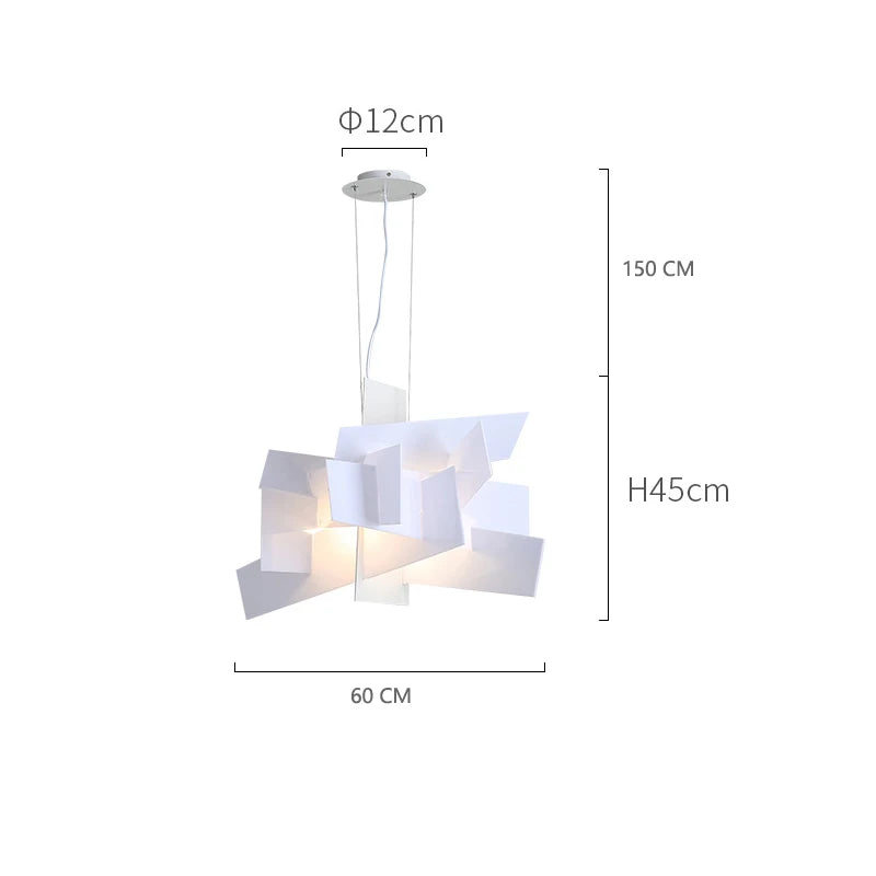 Afralia™ Acrylic Leaf Pendant Lamps: Modern Ceiling Hanging Light for Kitchen Island & Living Room