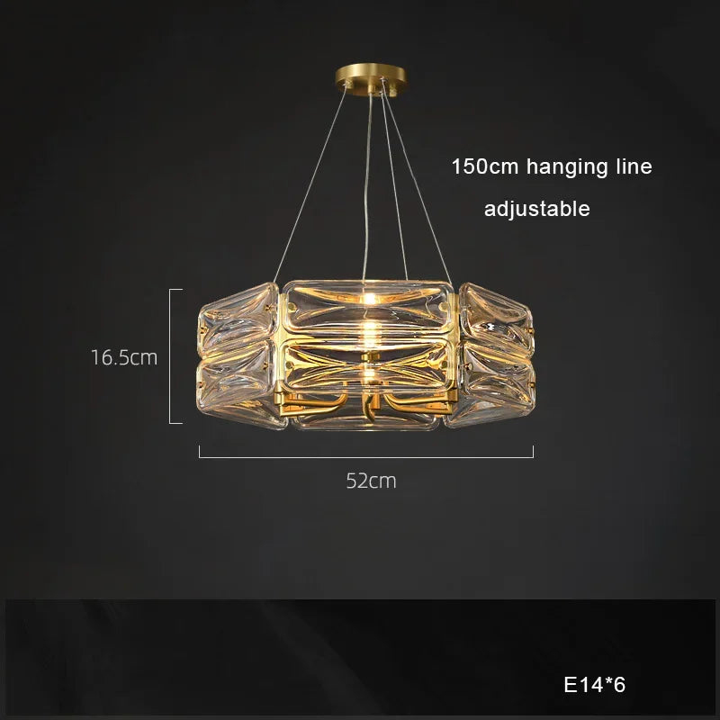 Afralia™ Crystal LED Chandelier for Dining Room Home Décor Lighting