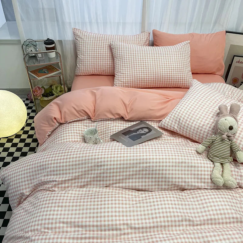 Afralia™ Geometric Pattern Bedding Sets: King & Queen Sizes, Smooth & Breathable Bedclothes