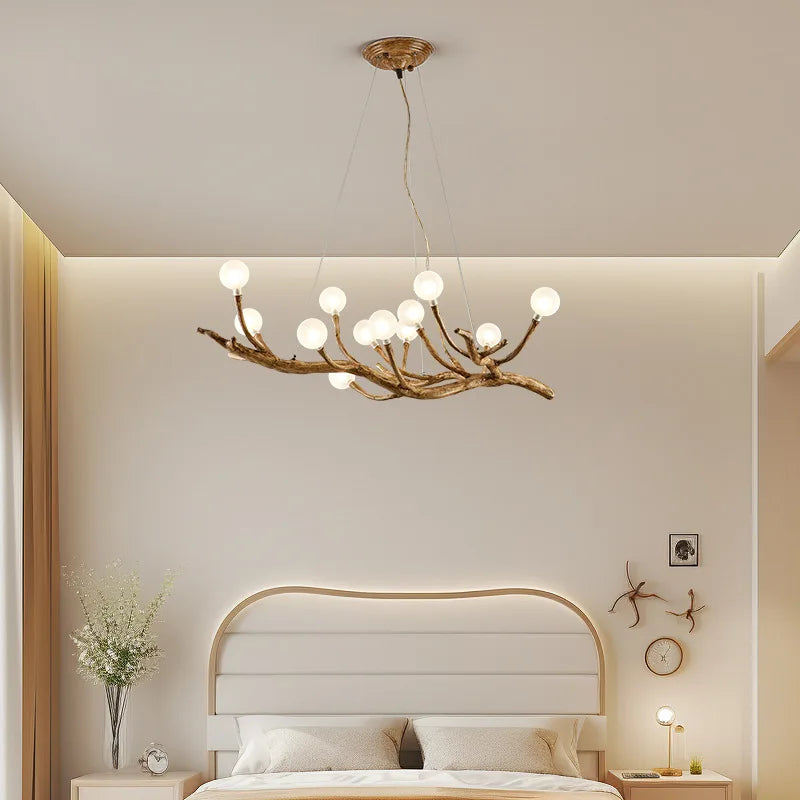 Afralia™ Glass Bubble Chandelier Pendant Light for Living Dining Room