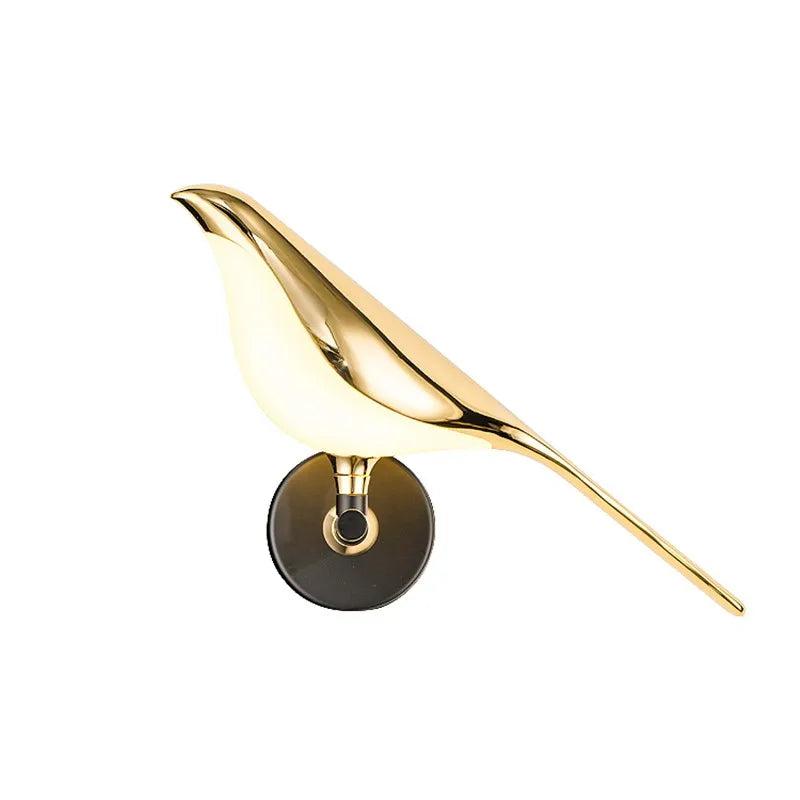 Afralia™ Magpie Bird LED Wall Lamp - Rotatable Bedroom Sconce