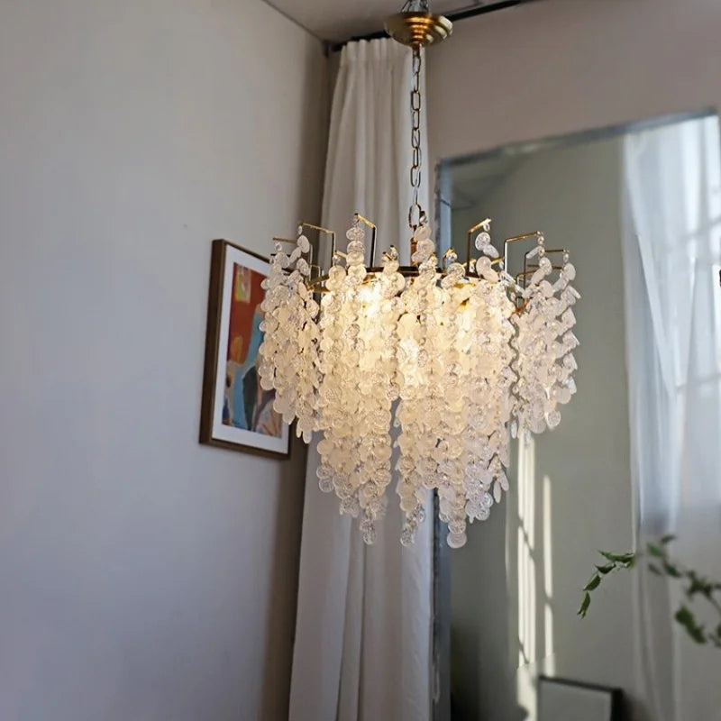 Afralia™ Crystal Chandelier: Luxury LED Lighting for Bedroom, Girl Room.