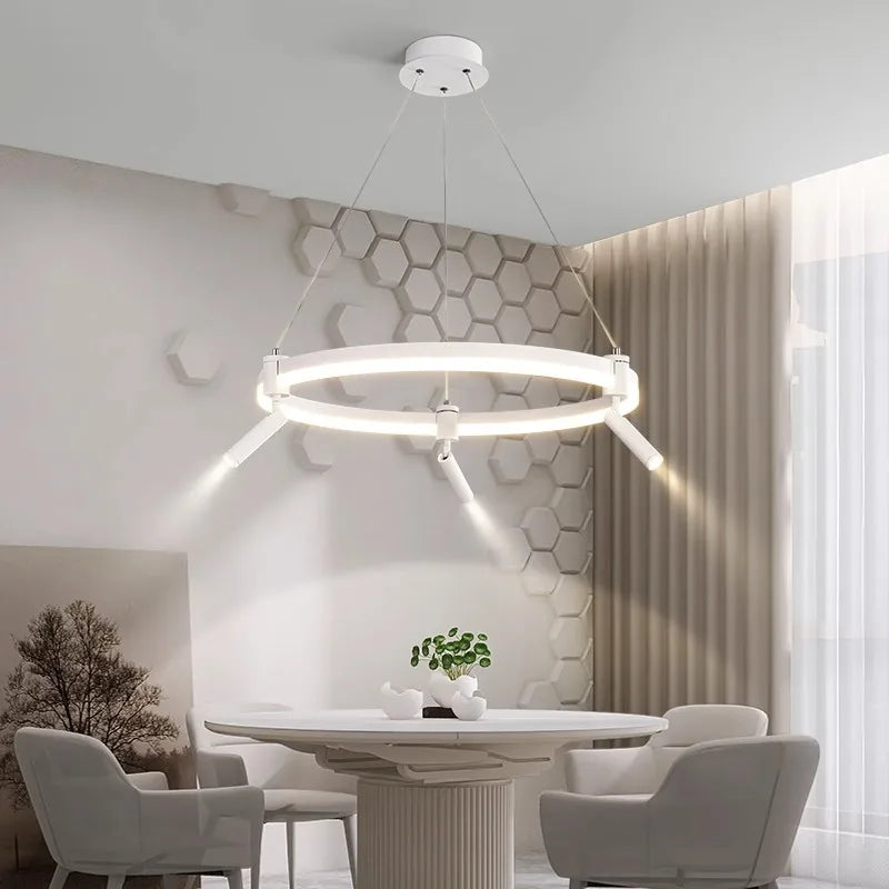 Afralia™ Modern Indoor Pendant Chandelier LED Ceiling Light Fixture