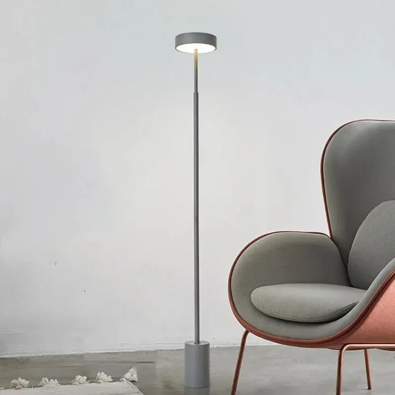 Afralia™ Minimalist LED Floor Lamp for Art Decor, Studio, and Bedroom