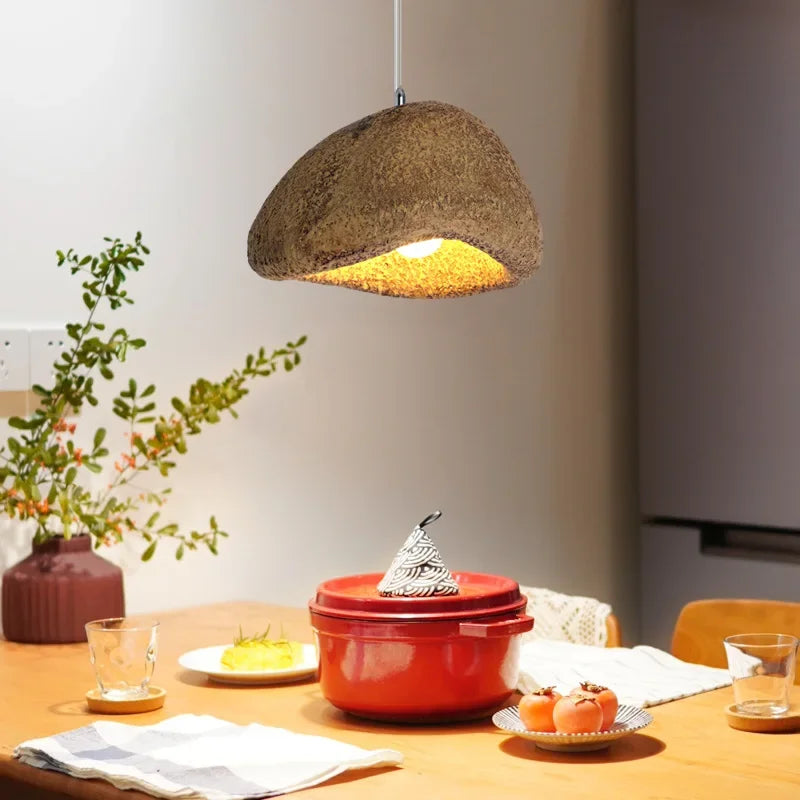 Afralia™ Minimalist Resin Pendant Light: Modern Nordic Chandelier for Restaurant and Bar Counter