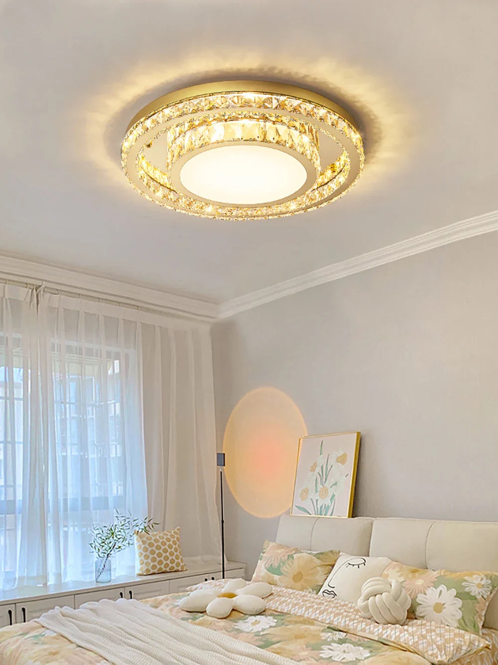 Afralia™ Crystal LED Ceiling Chandelier - Luxe Rectangular Design for Stylish Home Decor