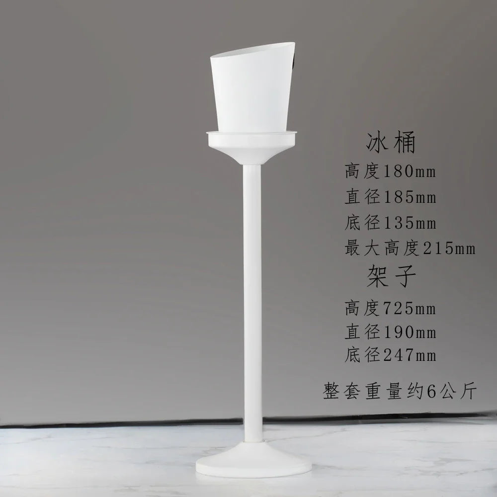 Afralia™ Stainless Steel Ice Bucket Stand for Champagne, Wine & Beer Cooling