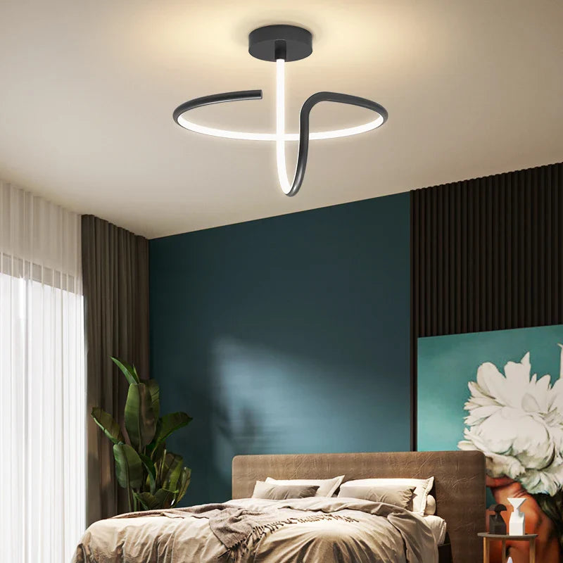 Afralia™ Modern Duplex Villa Bedroom Ceiling Light