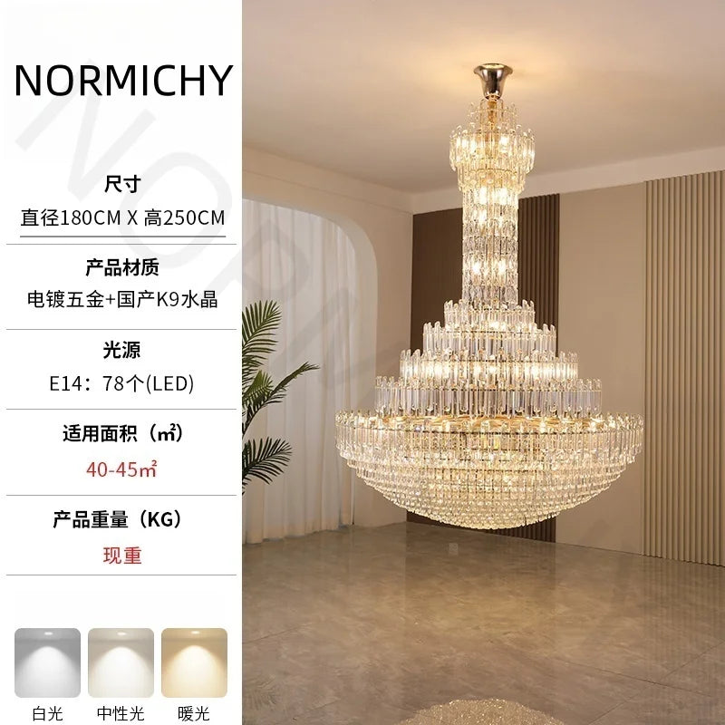 Afralia™ Crystal Chandelier | Nordic Modern Luxe Ceiling Light for Home Decor