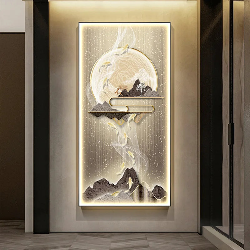 Afralia™ Modern LED Wall Lamp for Home Decor