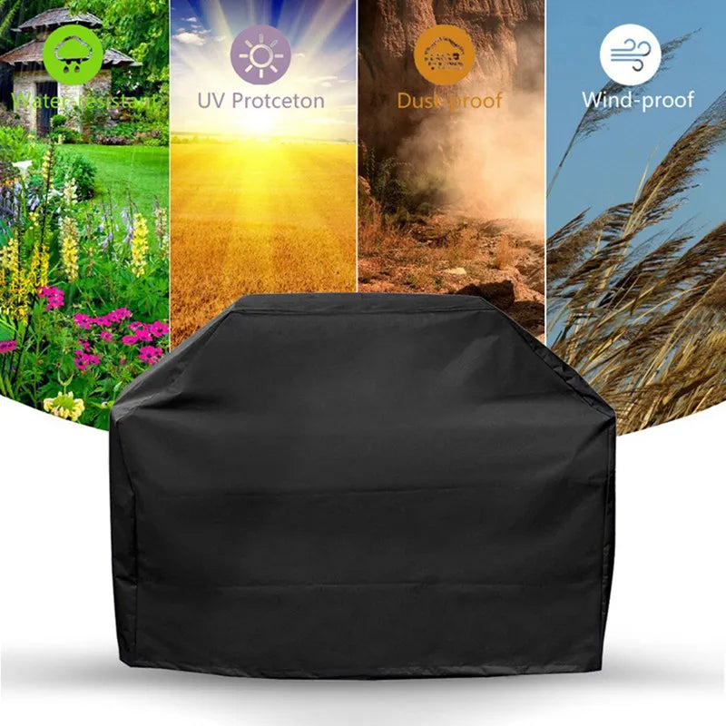 Afralia™ BBQ Grill Cover: Outdoor Waterproof Protector for Gas Charcoal Electric Barbecues