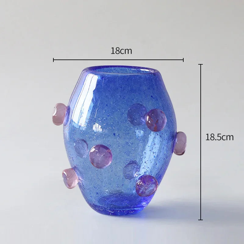 Afralia™ Creative Bubble Glass Vase Hydroponics Desk Decoration Artificial Flowers Room Decor