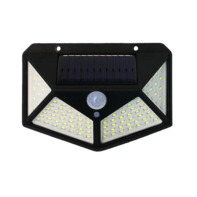 Afralia™ Solar Motion Sensor Wall Light for Outdoor Garden Pathway with 200LEDs, Waterproof