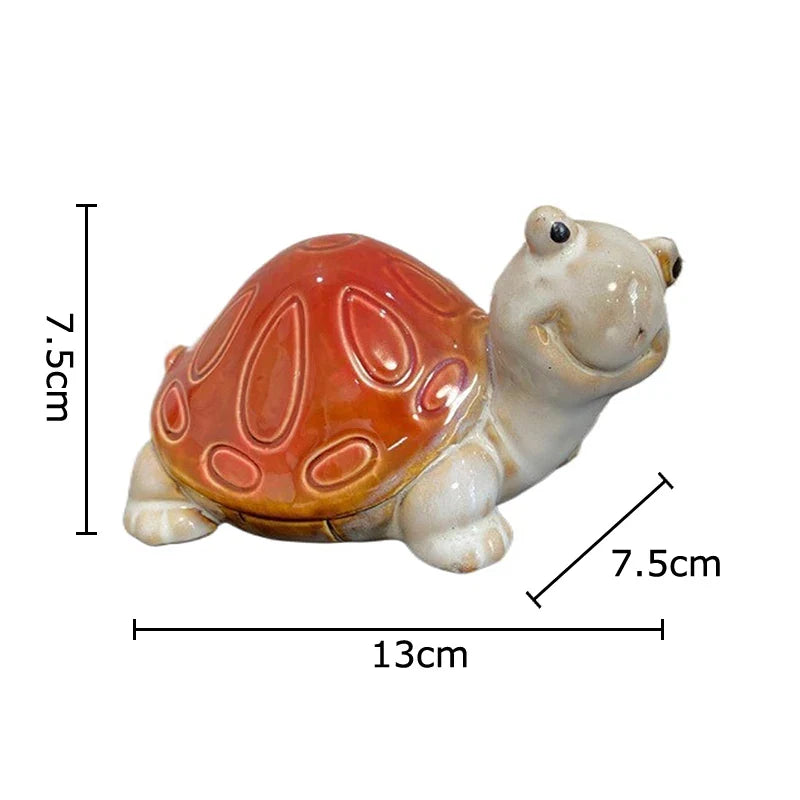 Afralia™ Little Turtle Statue Desk Decoration Creative Ornaments Room Decor