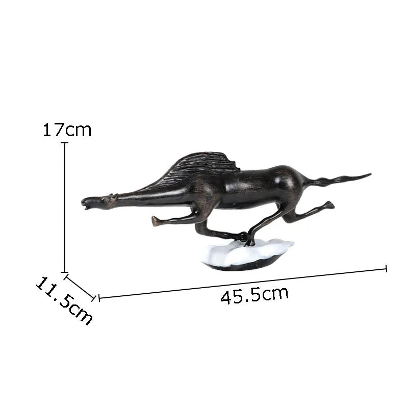 Afralia™ Bull Statue: Abstract Cast Iron Cattle Sculpture for Modern Home Decor