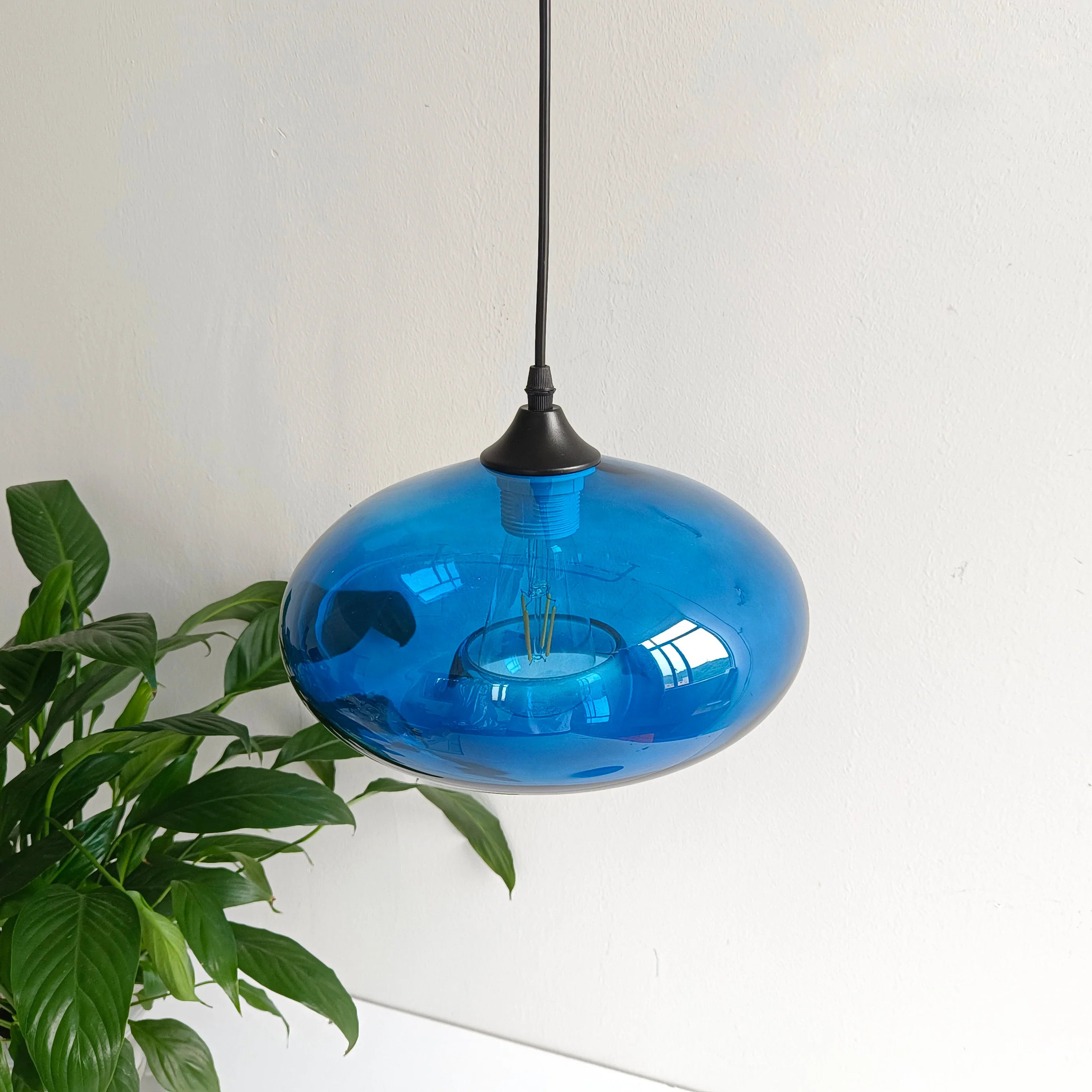 Afralia™ Retro Glass Chandeliers: Multicolor Industrial Pendant Lights for Home, Cafe Decor