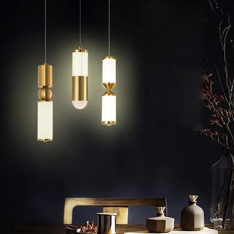 Afralia™ Nordic LED Pendant Lights for Home Living Room Kitchen Decoration