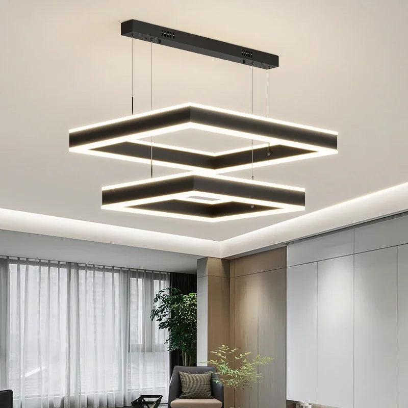 Afralia™ Modern Nordic Ceiling Chandelier Staircase Pendant Lamp for Villa