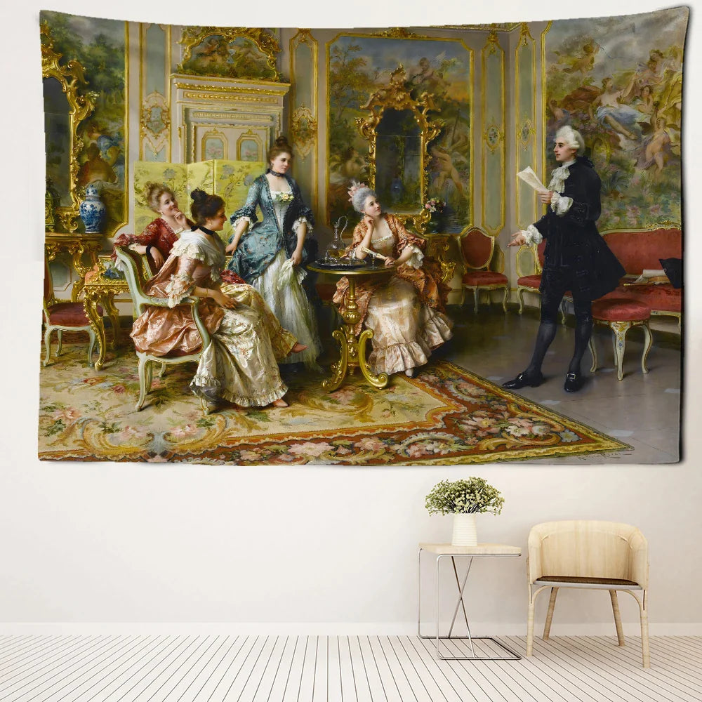 Afralia™ Retro Concert Tapestry Wall Hanging: Boho Hippie Art for Modern Minimalist Home