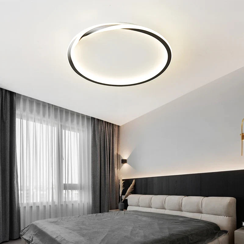 Afralia™ Meteor LED Chandelier for Living Study Bedroom Indoor Lighting