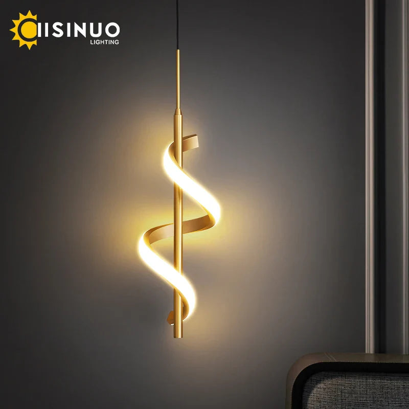 Afralia™ Gold Copper LED Wall Sconce for Bedroom Living Room Hallway
