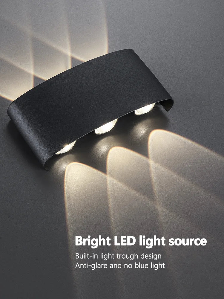 Afralia™ Modern Nordic LED Wall Lamp for Bedroom, Living Room, Aisle - Small Minimalist Design