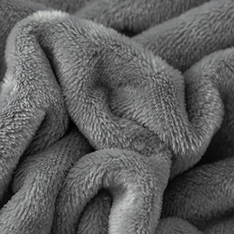 Afralia™ Nordic Double-Sided Milk Velvet Blanket Quilt, Soft All Seasons Nap Blanket