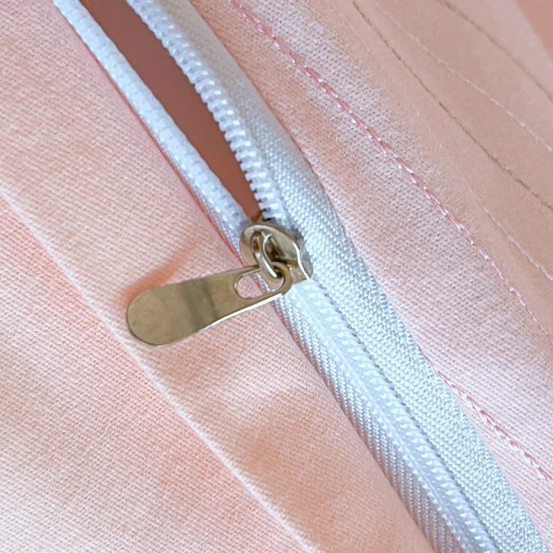 Afralia™ Embroidery Bedding Set King Queen Ru Size Bed Linens Sheet Pillowcase Cover