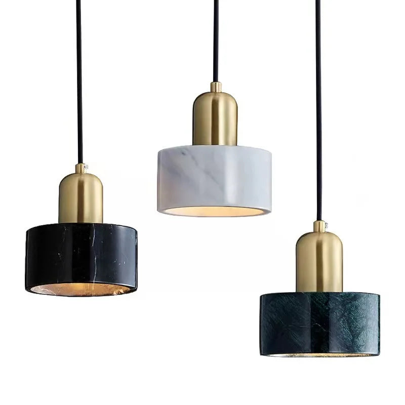 Afralia™ Marble Chandelier: Modern LED Pendant Lighting for Dining, Living, and Bedroom Décor
