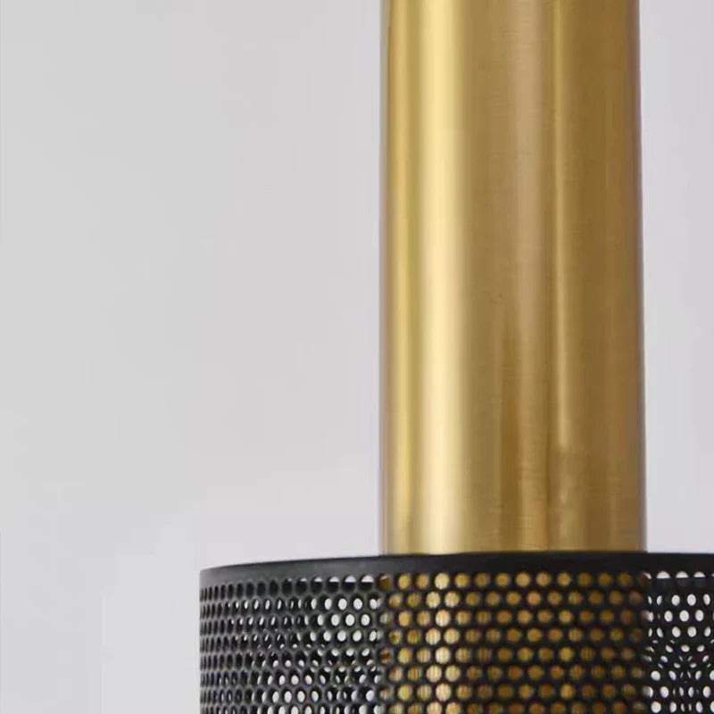 Afralia™ Mesh Cylinder Pendant Lights for Indoor Decor, Kitchen Islands, and Dining Table
