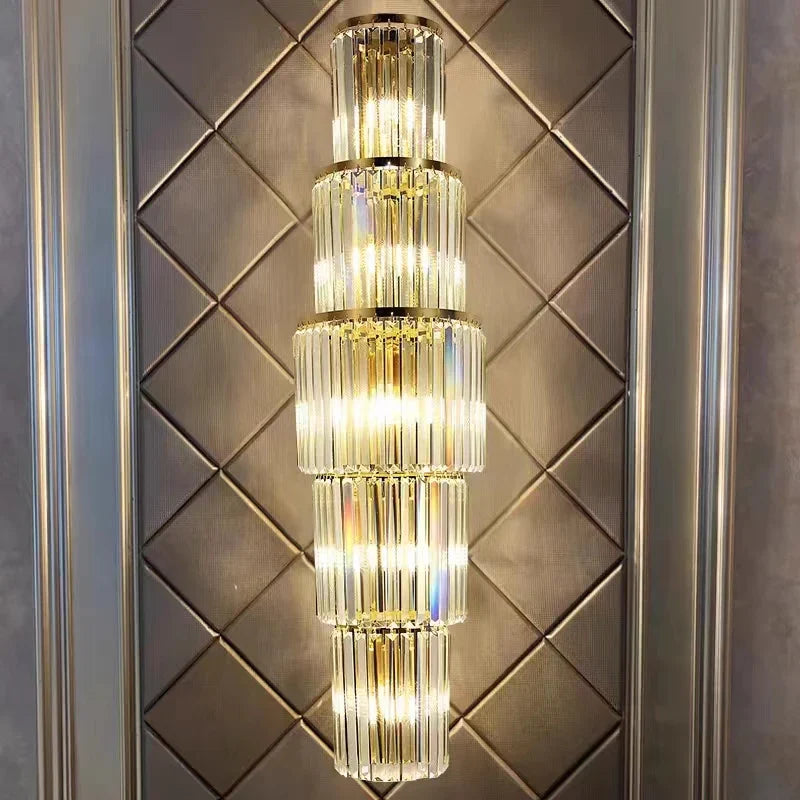 Afralia™ Crystal Nordic Wall Lamp Modern Luxury Home Decor Wall Sconce