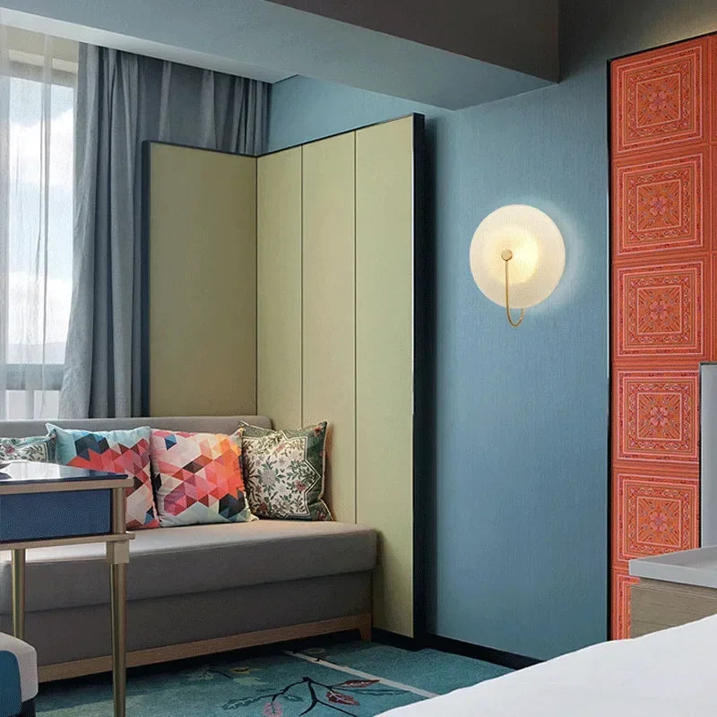 Afralia™ Nordic Minimalist Wall Lamp for Bedroom Living Room Decor