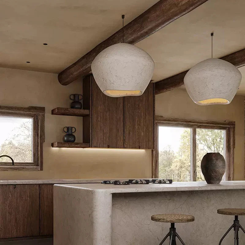 Afralia™ Wabi Sabi Wind Chandelier - Nordic Minimalism Pendant Light for Dining Room