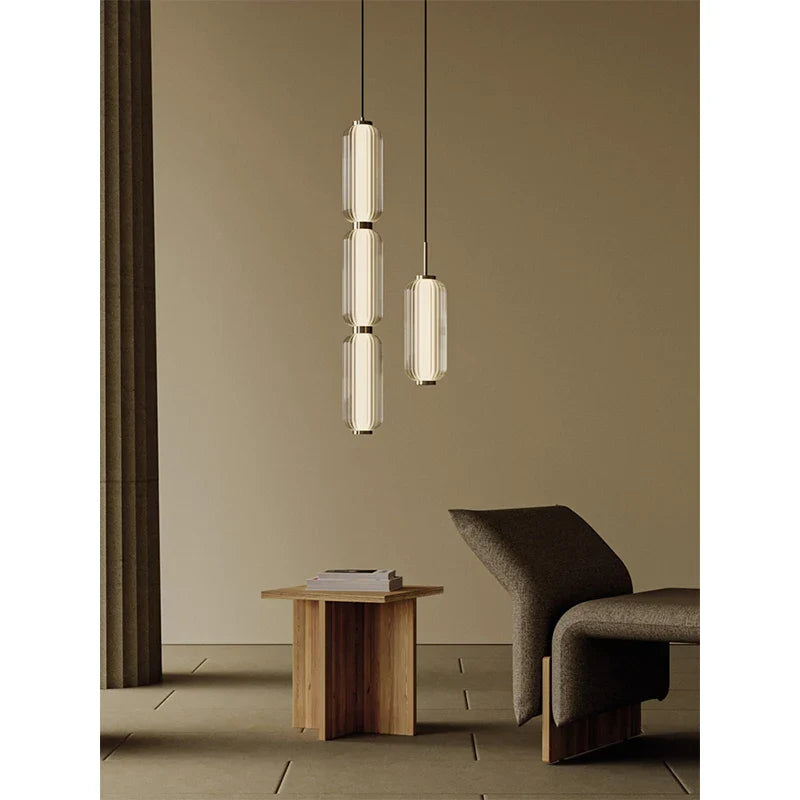 Afralia™ Glass Pendant Lamp: Modern Minimalist Lighting for Restaurant, Bedside or Exhibition Hall