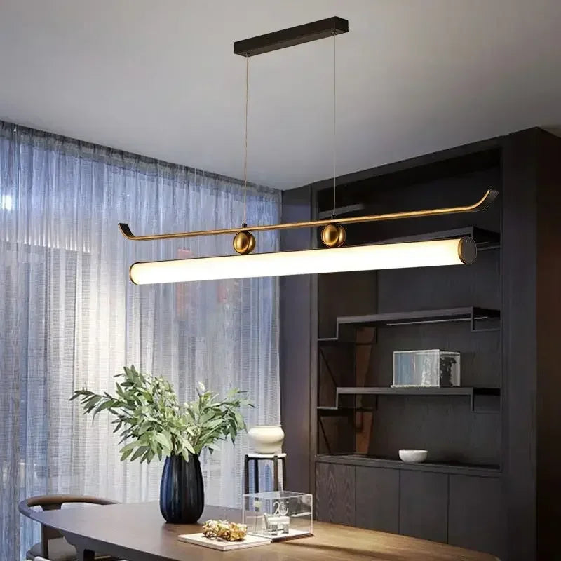 Afralia™ Modern Chinese Style Study Light Tea Room Bar Counter Pendant Light