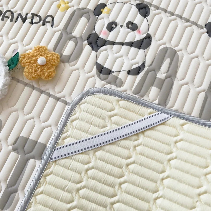 Afralia™ Super Thick Latex Queen Mattress Pad for Cool Summer Nights