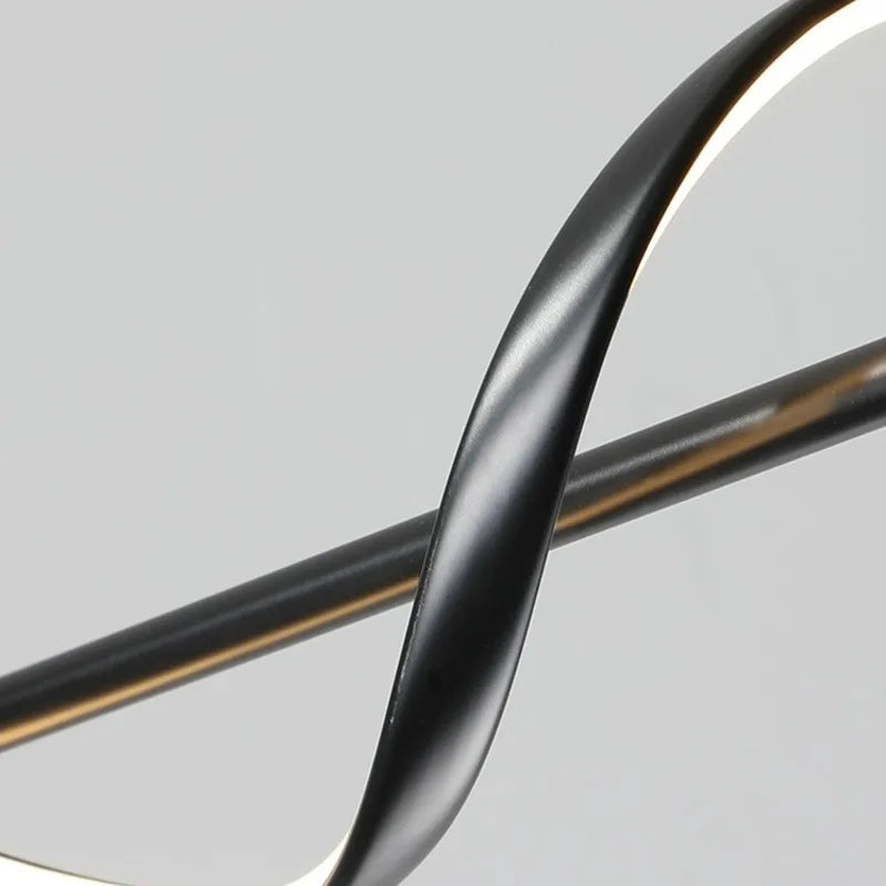 Afralia™ Modern Pendant Lighting 120cm Black Gold Gray White Fixture for Living Room and Kitchen