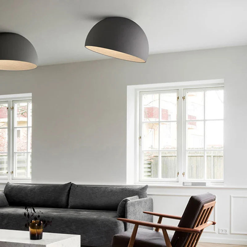 Afralia™ Cream Wind LED Ceiling Chandelier for Minimalist Living Spaces