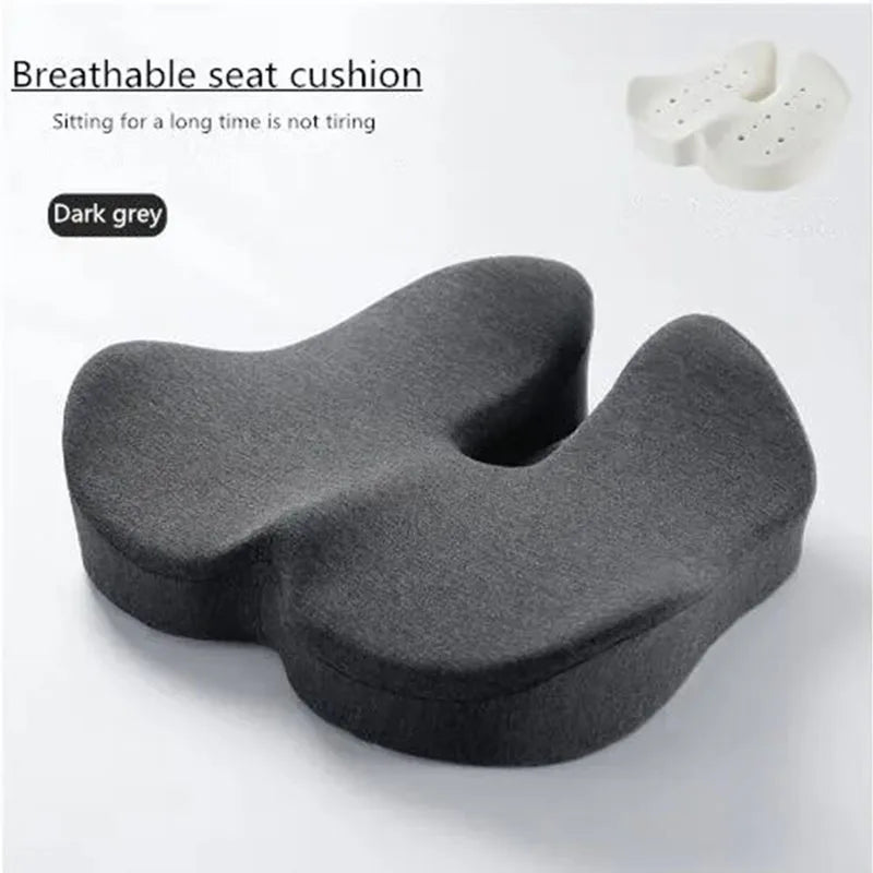 Afralia™ Rebound Memory Foam Orthopedic Office Chair Cushion for Women with Beautiful Buttocks Support