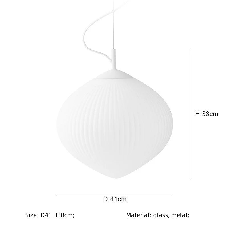 Afralia™ Glass LED Pendant Lights | Modern Bar Suspend Lamp | Dining Room Droplight