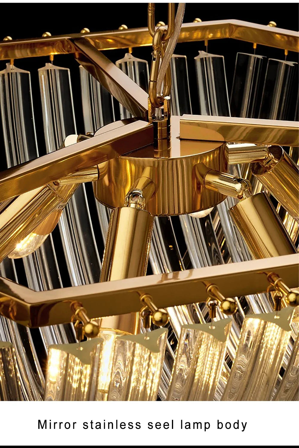 Afralia™ Modern Designer Glass Tube Chandelier for Restaurant Bedroom, Ceiling Lamp Decor