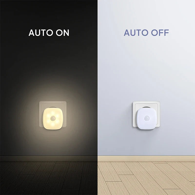 Afralia™ Motion Sensor Night Light for Room Corridor Closet Home - Wireless LED Night Lamp