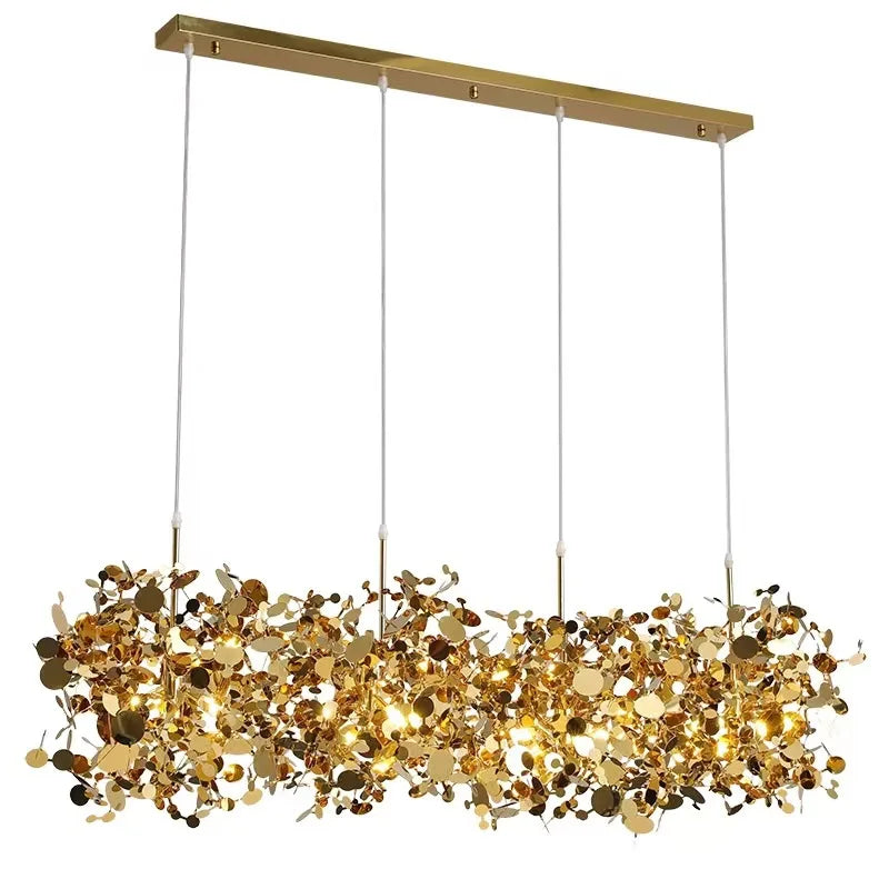 Afralia™ Scandinavia Leaf Chandelier Pendant Lamp Kitchen Living Room Decor Lighting