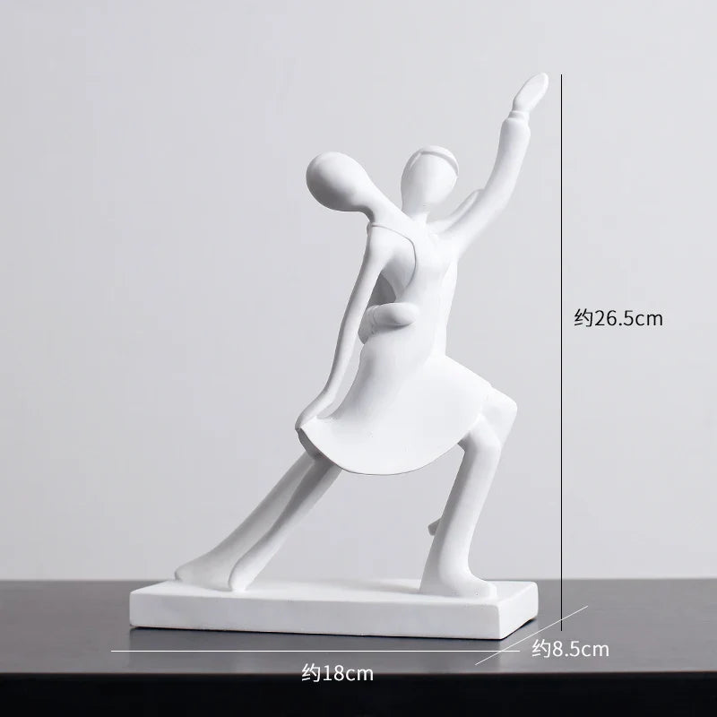 Abstract Figures Sculpture Modern Minimalism Decor Room Crafts Afralia™ Aesthetics